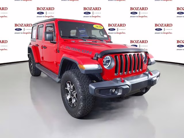 2020 Firecracker Red Clearcoat Jeep Wrangler Unlimited Rubicon 4X4 SUV