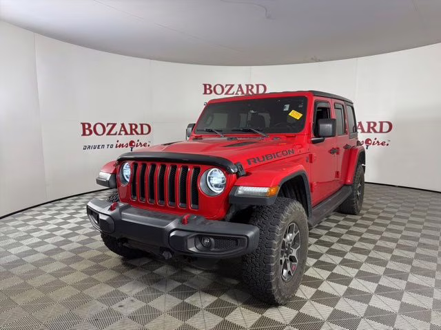 2020 Firecracker Red Clearcoat Jeep Wrangler Unlimited Rubicon 4X4 SUV