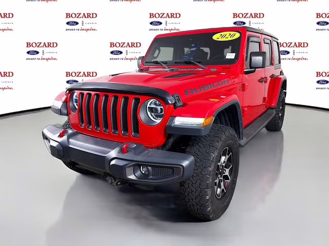 2020 Firecracker Red Clearcoat Jeep Wrangler Unlimited Rubicon 4X4 SUV