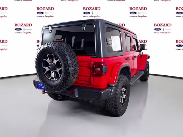 2020 Firecracker Red Clearcoat Jeep Wrangler Unlimited Rubicon 4X4 SUV