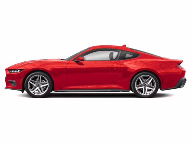 2025 Race Red Ford Mustang EcoBoost Premium RWD Coupe