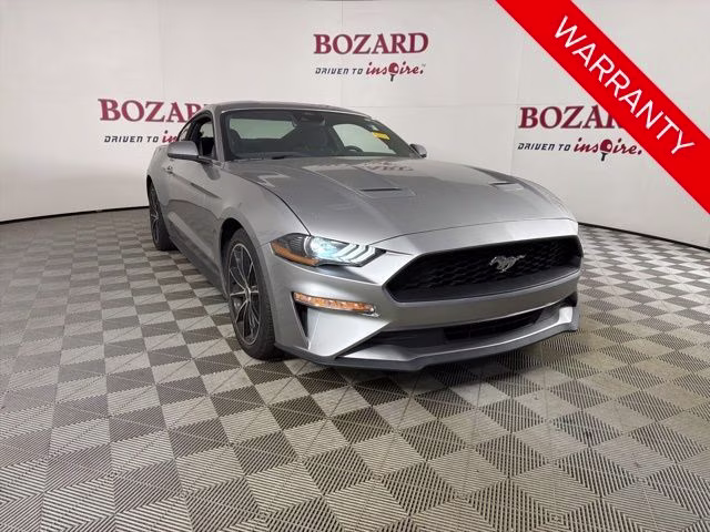2021 Silver Metallic Ford Mustang EcoBoost RWD Coupe