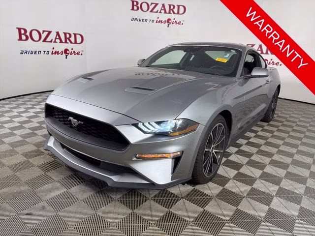 2021 Silver Metallic Ford Mustang EcoBoost RWD Coupe