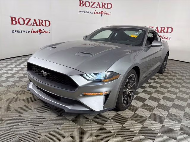 2021 Silver Metallic Ford Mustang EcoBoost RWD Coupe