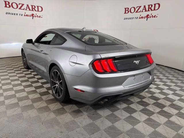 2021 Silver Metallic Ford Mustang EcoBoost RWD Coupe