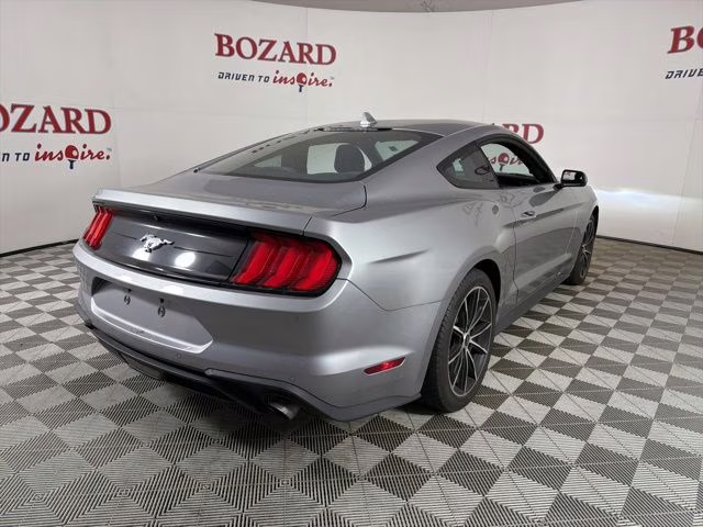 2021 Silver Metallic Ford Mustang EcoBoost RWD Coupe