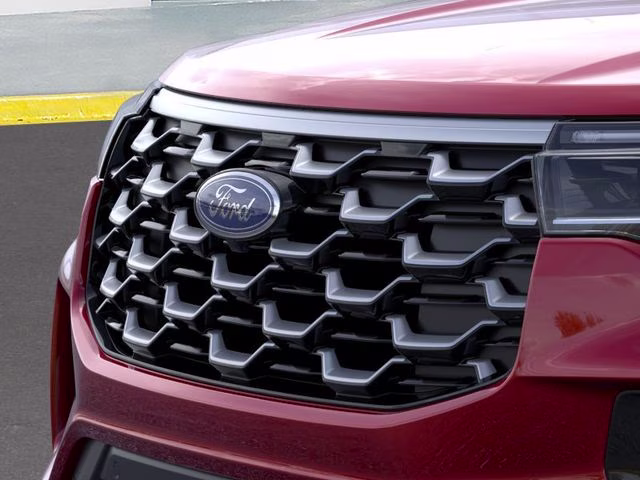 2026 Rapid Red Metallic Tinted Clearcoat Ford Explorer Platinum 4X4 SUV