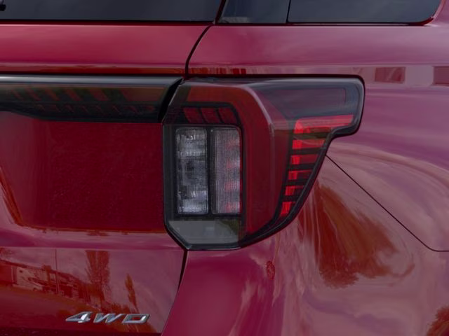 2026 Rapid Red Metallic Tinted Clearcoat Ford Explorer Platinum 4X4 SUV