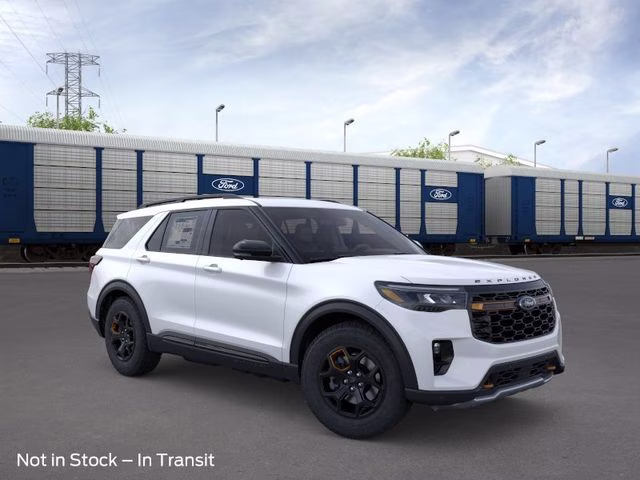 2026 Star White Metallic Tri-Coat Ford Explorer Tremor 4X4 SUV
