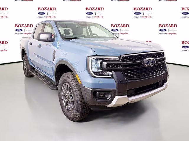 2025 Azure Gray Metallic Tri-Coat Ford Ranger XLT 4X4 Truck