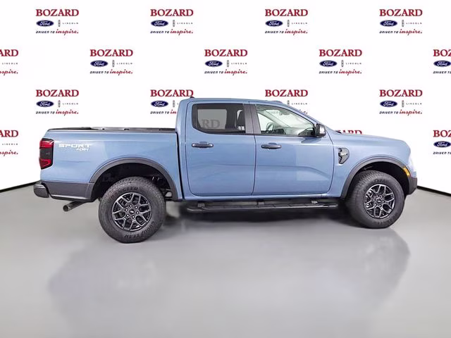 2025 Azure Gray Metallic Tri-Coat Ford Ranger XLT 4X4 Truck
