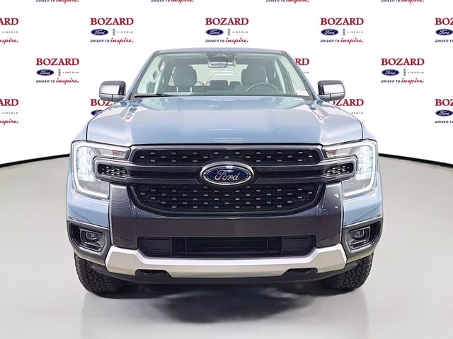 2025 Azure Gray Metallic Tri-Coat Ford Ranger XLT 4X4 Truck