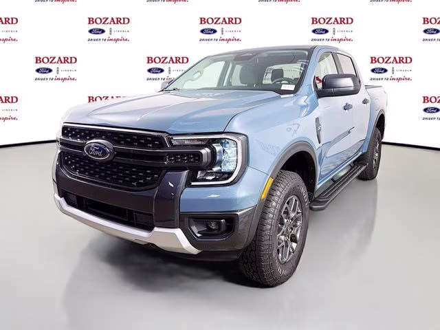 2025 Azure Gray Metallic Tri-Coat Ford Ranger XLT 4X4 Truck