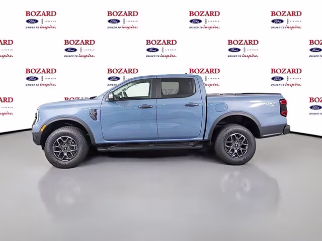 2025 Azure Gray Metallic Tri-Coat Ford Ranger XLT 4X4 Truck
