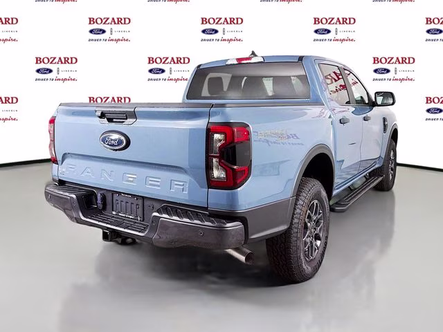 2025 Azure Gray Metallic Tri-Coat Ford Ranger XLT 4X4 Truck