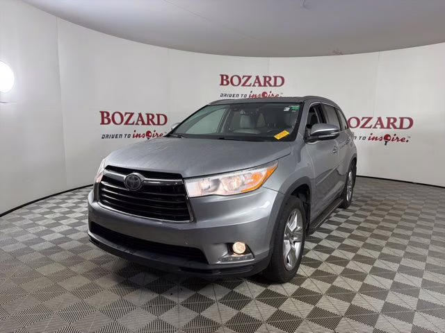 2015 Silver Sky Metallic Toyota Highlander Limited Platinum V6 AWD SUV