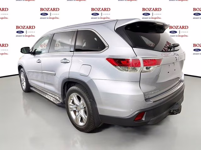 2015 Silver Sky Metallic Toyota Highlander Limited Platinum V6 AWD SUV