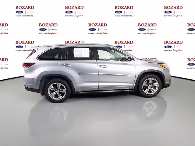 2015 Silver Sky Metallic Toyota Highlander Limited Platinum V6 AWD SUV