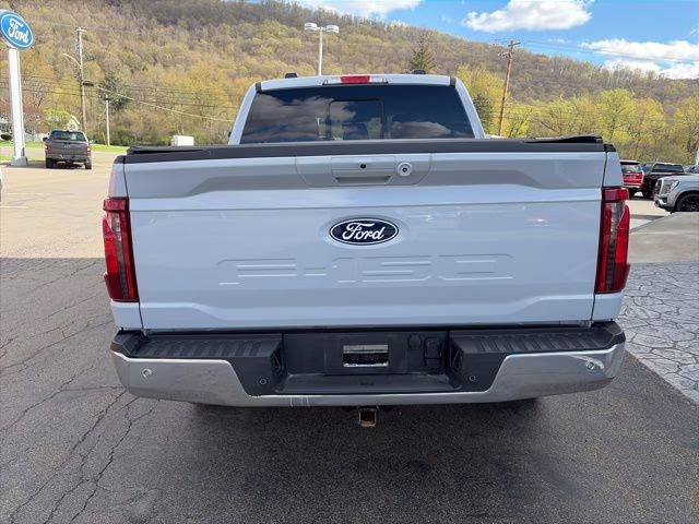 2025 White Metallic Ford F-150 XLT 4X4 Truck