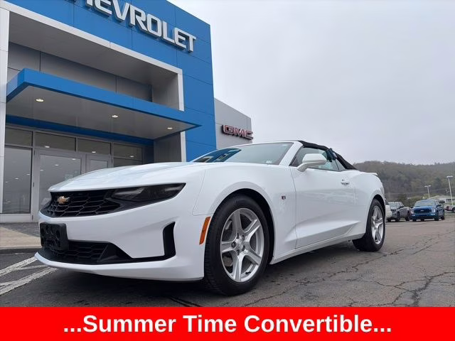 2023 Summit White Chevrolet Camaro 1LT RWD Convertible