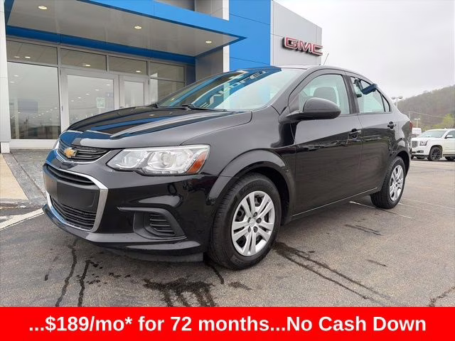 2019 Black Metallic Chevrolet Sonic LS FWD Sedan