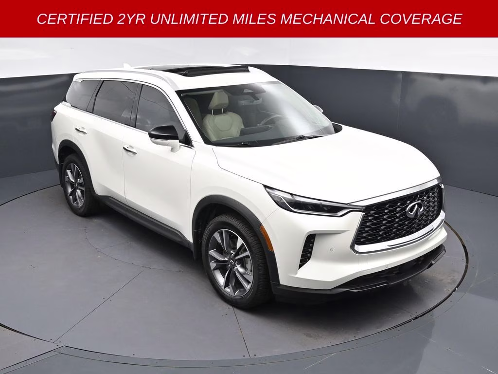 2023 Majestic White INFINITI QX60 LUXE FWD SUV