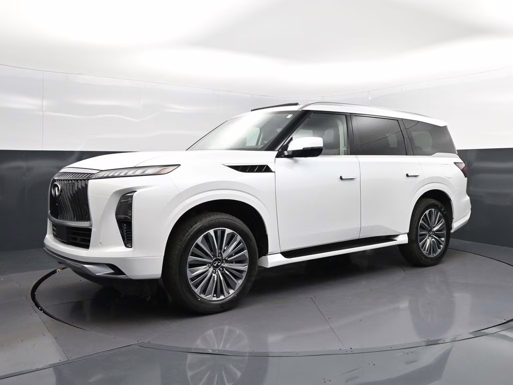 2026 Radiant White INFINITI QX80 LUXE RWD SUV
