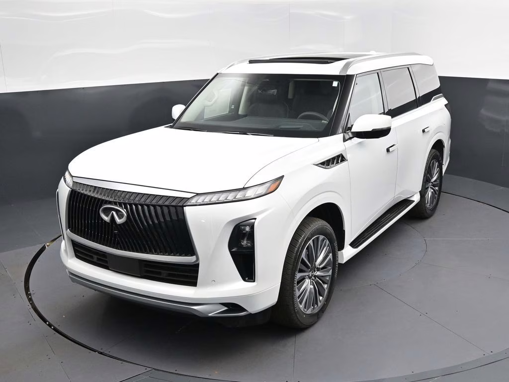 2026 Radiant White INFINITI QX80 LUXE RWD SUV