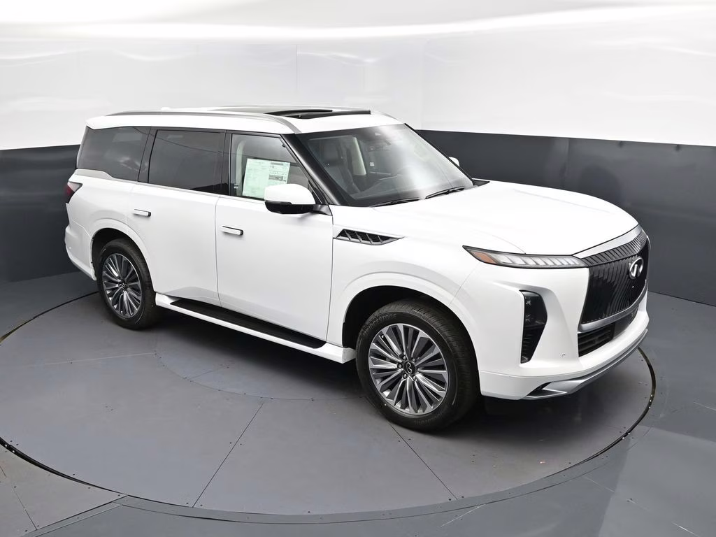 2026 Radiant White INFINITI QX80 LUXE RWD SUV