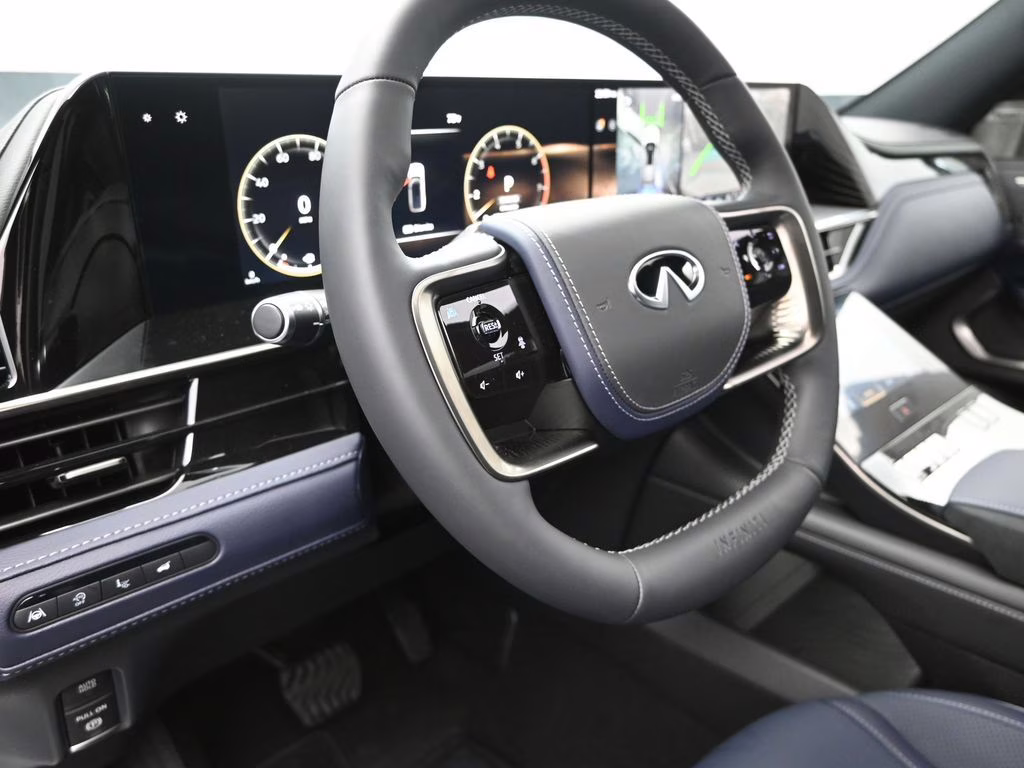 2026 Radiant White/Black Obsidian INFINITI QX80 SPORT 4X4 SUV