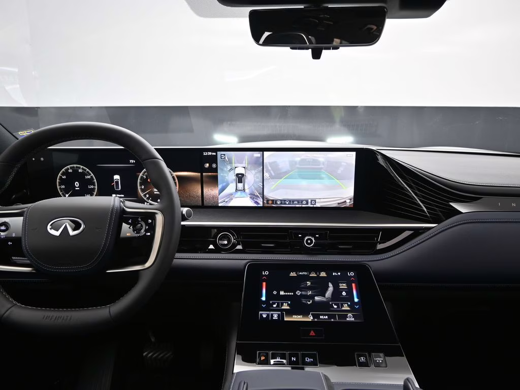 2026 Radiant White/Black Obsidian INFINITI QX80 SPORT 4X4 SUV