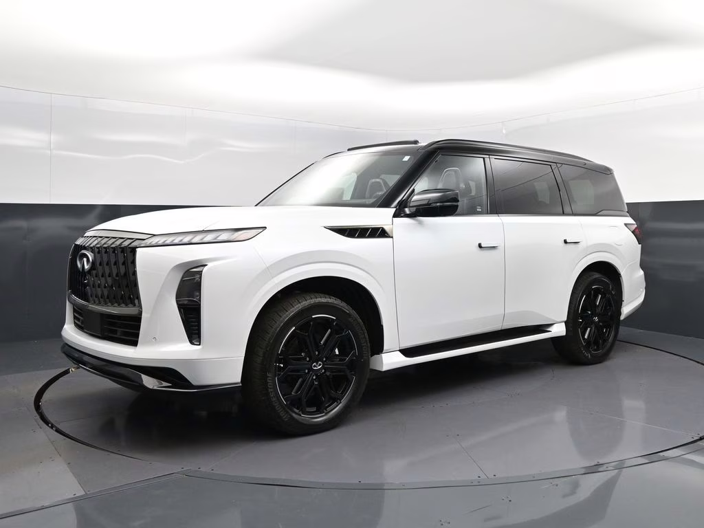 2026 Radiant White/Black Obsidian INFINITI QX80 SPORT 4X4 SUV