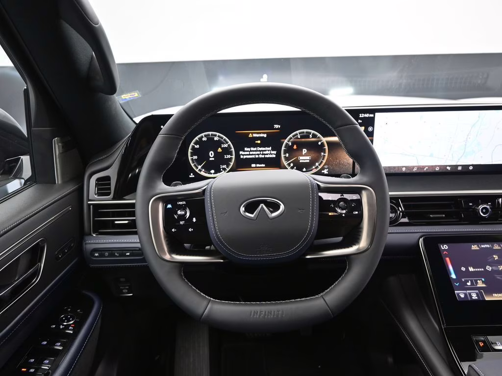 2026 Radiant White/Black Obsidian INFINITI QX80 SPORT 4X4 SUV