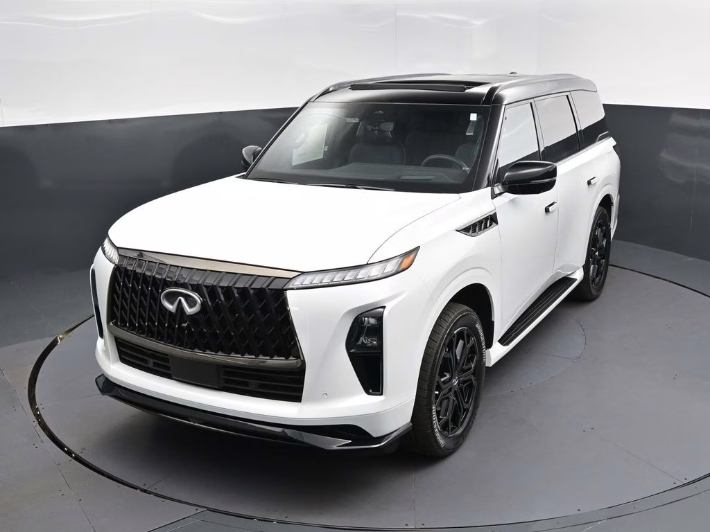 2026 Radiant White/Black Obsidian INFINITI QX80 SPORT 4X4 SUV