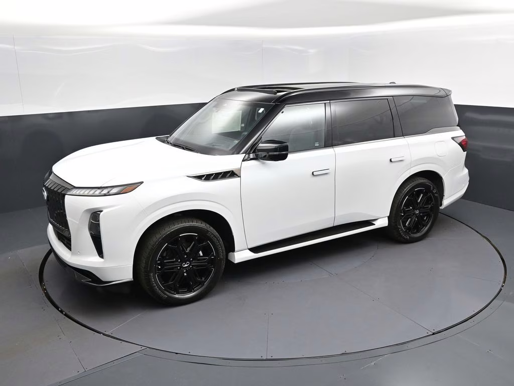 2026 Radiant White/Black Obsidian INFINITI QX80 SPORT 4X4 SUV