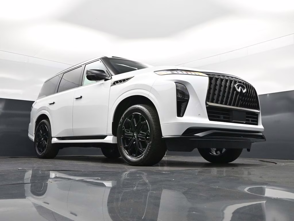 2026 Radiant White/Black Obsidian INFINITI QX80 SPORT 4X4 SUV