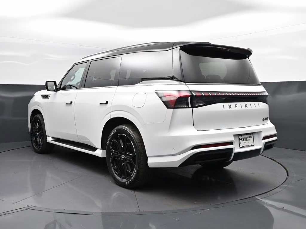 2026 Radiant White/Black Obsidian INFINITI QX80 SPORT 4X4 SUV