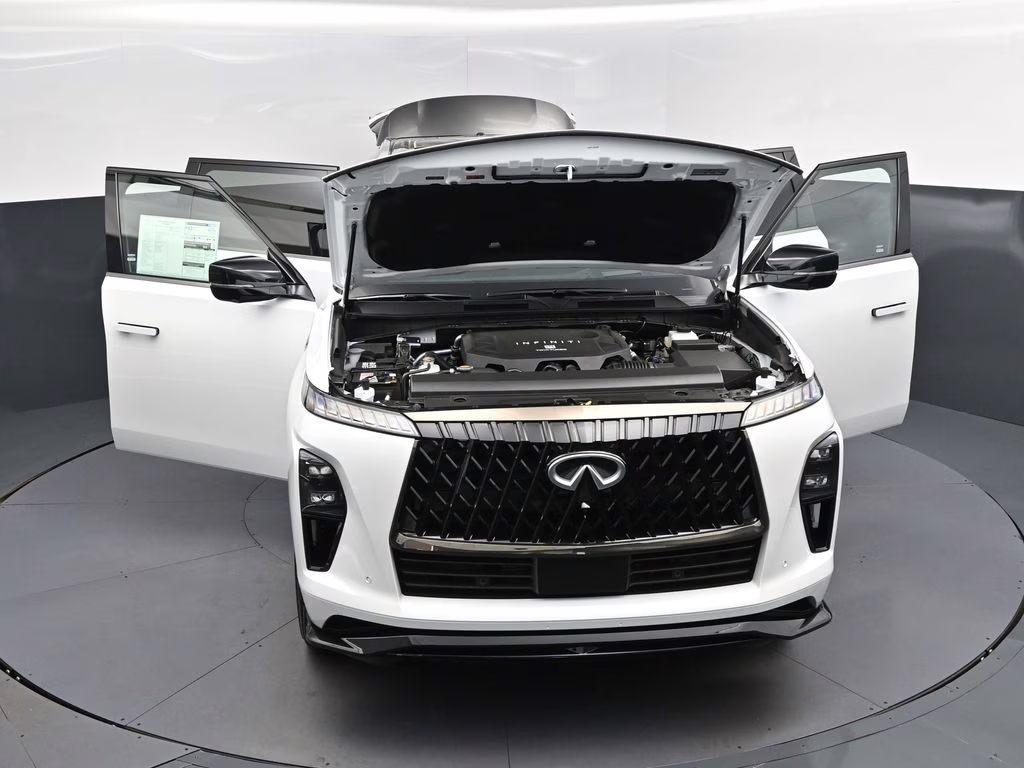 2026 Radiant White/Black Obsidian INFINITI QX80 SPORT 4X4 SUV