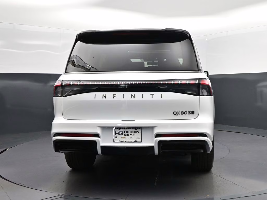 2026 Radiant White/Black Obsidian INFINITI QX80 SPORT 4X4 SUV
