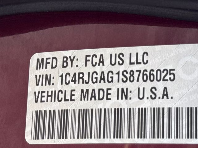 2025 Velvet Red Pearlcoat Jeep Grand Cherokee Laredo X RWD SUV
