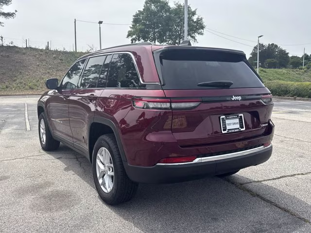 2025 Velvet Red Pearlcoat Jeep Grand Cherokee Laredo X RWD SUV