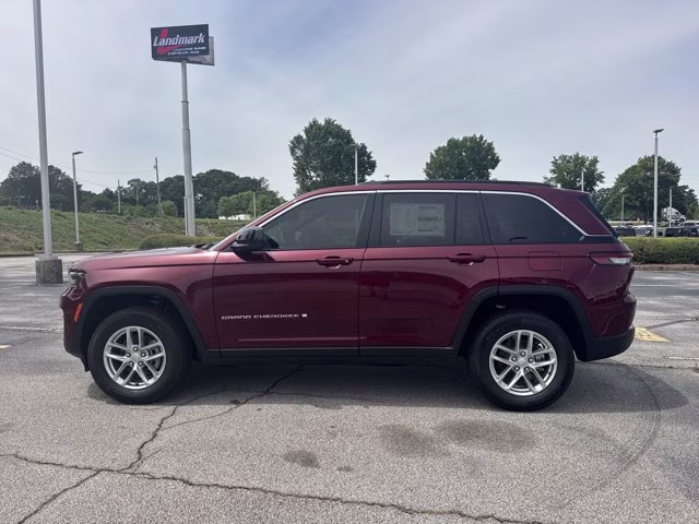 2025 Velvet Red Pearlcoat Jeep Grand Cherokee Laredo X RWD SUV