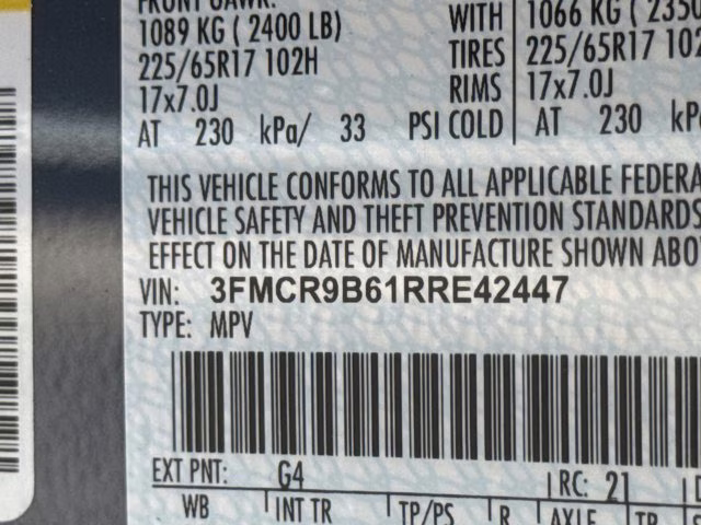 2024 Azure Gray Metallic Ford Bronco Sport Big Bend 4X4 SUV