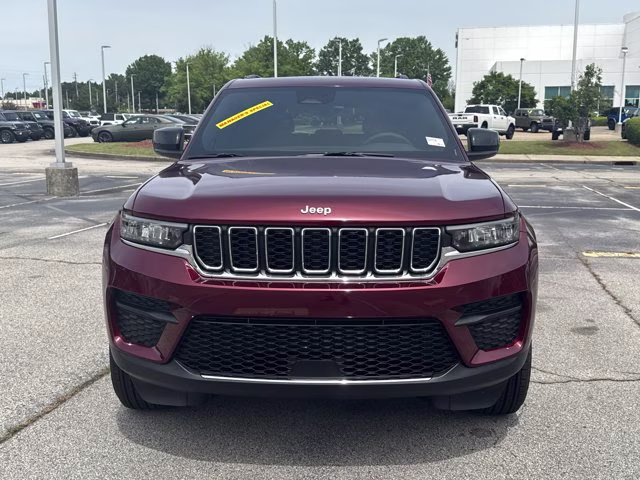 2025 Velvet Red Pearlcoat Jeep Grand Cherokee Laredo X RWD SUV