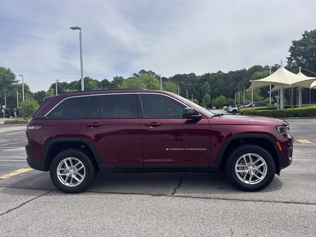 2025 Velvet Red Pearlcoat Jeep Grand Cherokee Laredo X RWD SUV