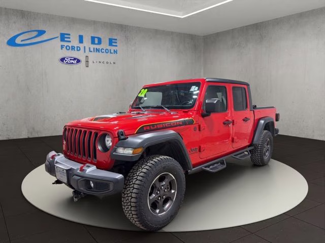 2020 Firecracker Red Clearcoat Jeep Gladiator Rubicon 4X4 Truck