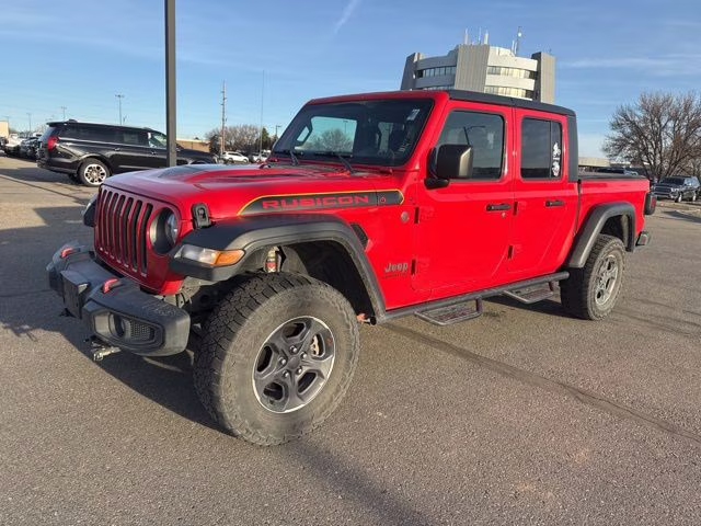 2020 Firecracker Red Clearcoat Jeep Gladiator Rubicon 4X4 Truck