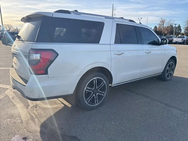 2020 Star White Metallic Tri-Coat Ford Expedition Max Limited 4X4 SUV