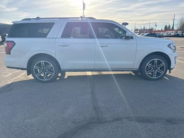 2020 Star White Metallic Tri-Coat Ford Expedition Max Limited 4X4 SUV