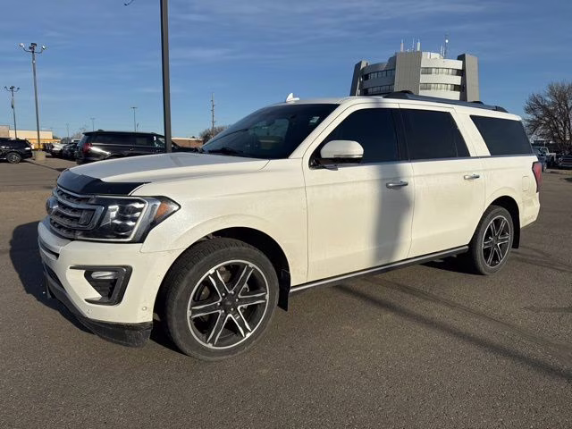 2020 Star White Metallic Tri-Coat Ford Expedition Max Limited 4X4 SUV